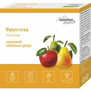 Сахарозамінник Фруктоза порошок 250 г Solution Pharm