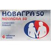 Новагра 50 табл. п/о 50мг №4