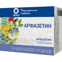 Арфазетин сбор фильтр-пакет 1,5г №10