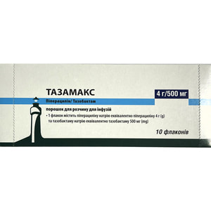 Тазамакс пор. д/р-ра д/инф. 4,5г фл. №10