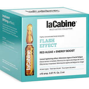 Висококонцентровані ампули для шкіри обличчя LA CABINE (ЛаКабін) Flash Effect з миттєвим ліфтинг-ефектом по 2 мл 10 шт