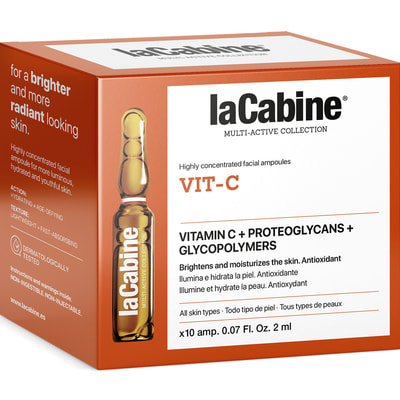 Высококонцентрированные ампулы для лица LA CABINE (ЛаКабин) Vit-C с витамином С по 2 мл 10 шт