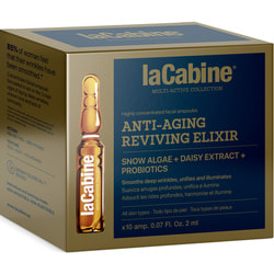 Висококонцентровані ампули для обличчя LA CABINE (ЛаКабін) Anti-aging Reviving Elixir відновлювальні та антивікові по 2 мл 10 шт