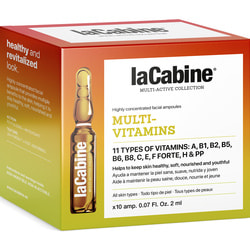 Висококонцентровані ампули для обличчя LA CABINE (ЛаКабін) Multivitamins мультивітамінні по 2 мл 10 шт