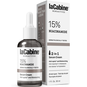 Крем-сыворотка для лица LA CABINE (ЛаКабин) 15% Niacinamide 2 in 1 с ниацинамидом 15% против пигментных пятен и несовершенств кожи 30 мл