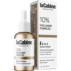 Крем-сыворотка для лица LA CABINE (ЛаКабин) 10% Collagen Complex 2 in 1 с коллагеном для увлажнения и упругости зрелой кожи 30 мл