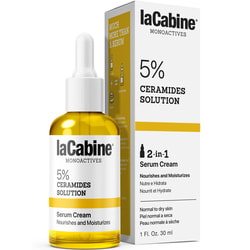 Крем-сироватка для обличчя LA CABINE (ЛаКабін) 5% Ceramides 2 in 1 з керамідами для живлення та зволоження сухої шкіри30 мл