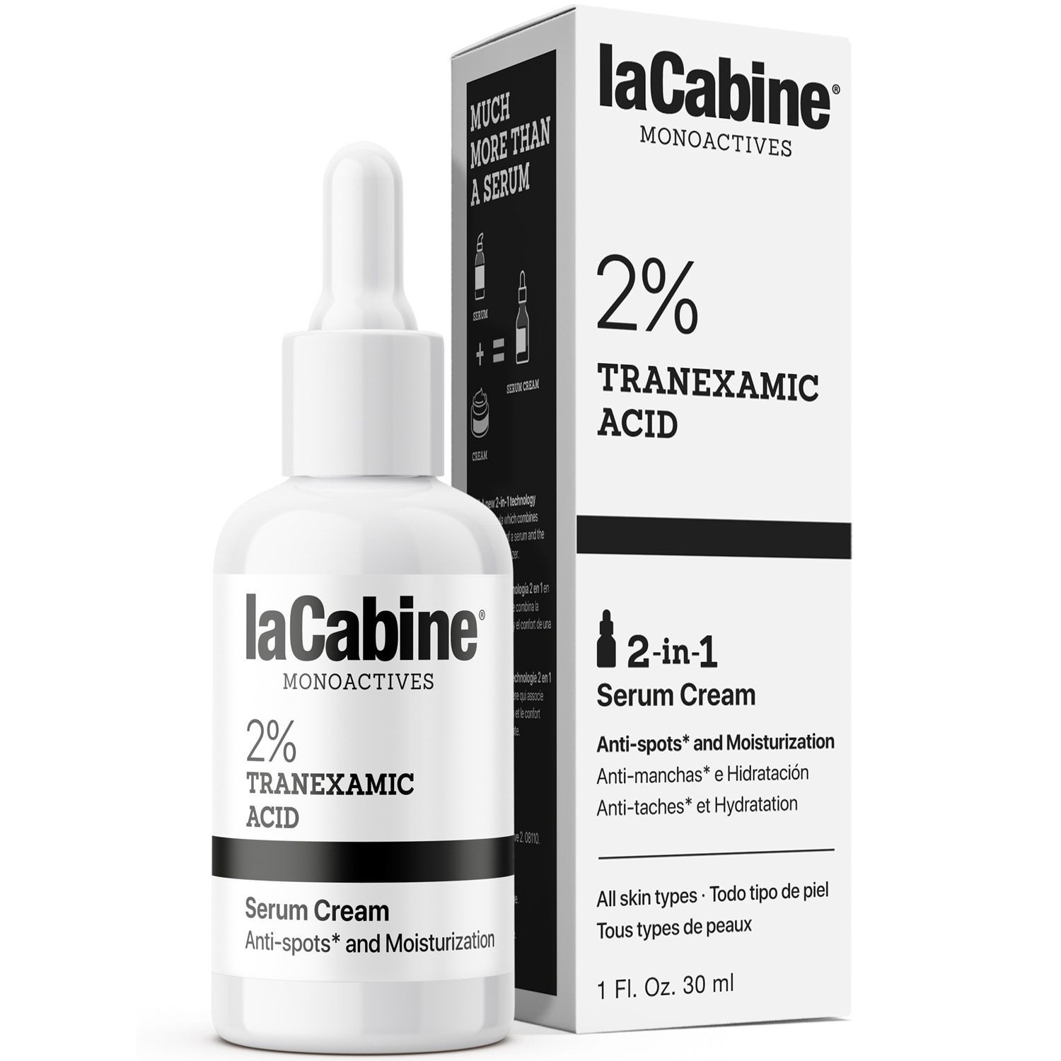 CAC Conditioning UV Serum ２本 エビデンス1箱 Крем-сироватка для обличчя LA CABINE (ЛаКабін) 2% Tranexamic Acid