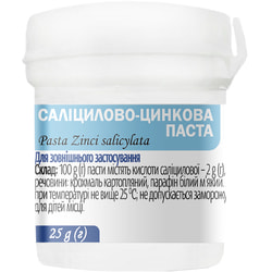 Саліцилово-цинкова паста (Лассара) 25г