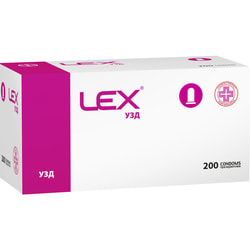 Презервативи латексні LEX (Лекс) для УЗД нестерильні 200 шт