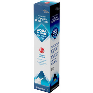 Аква Ди Маре морская вода плюс аэрозоль раствор гипертонический 2,3 % флакон 150 мл Solution Pharm