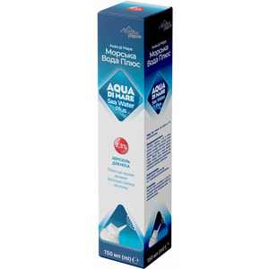 Аква Ди Маре морская вода плюс аэрозоль раствор гипертонический 2,3 % флакон 150 мл Solution Pharm