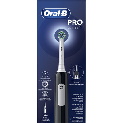 Зубна щітка ORAL-B (Орал-бі) Pro Series 1 D305.513.3X BK типу 3791 + дорожній чохол Travel Edition