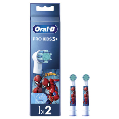 Насадки для электрической зубной щетки ORAL-B (Орал-би) Spider-Man детские Человек Паук EB10S 2 шт