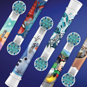 Насадки для электрической зубной щетки ORAL-B (Орал-би) Spider-Man детские Человек Паук EB10S 2 шт