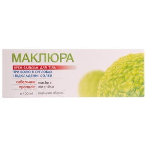 Крем-бальзам для тела Маклюра Сабельник с прополисом 100 мл