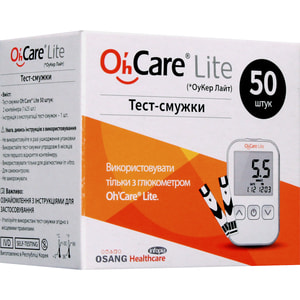 Тест-полоски для глюкометра Oh’Care Lite (ОуКер Лайт) 50 шт