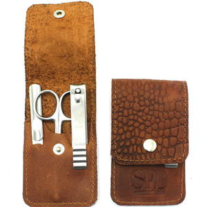 Набір манікюрний коричневий SPL (СПЛ) артикул SPL 77905BN для нігтів 1 шт