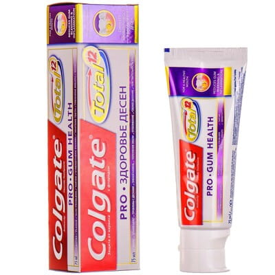 Зубная паста COLGATE (Колгейт) Total 12 (тотал 12) Pro-Здоровье десен 75 мл