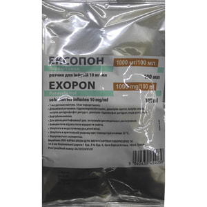 Эксопон р-р д/инф. 10мг/мл конт. 100мл №12***