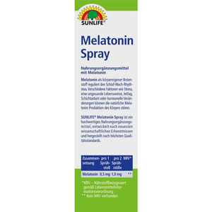 Витамины SUNLIFE (Санлайф) Melatonin Spray Мелатонин спрей флакон 30 мл