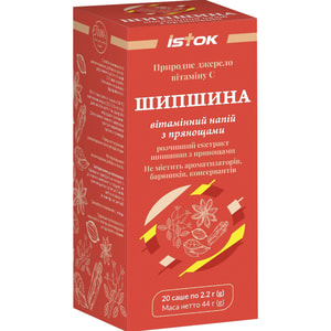 Шиповник витаминный напиток пряный в саше по 2 г упаковка 20 шт