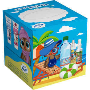 Салфетки гигиенические DANI BABY (Дани Беби) белые двухслойные сложение V размер 20 см х 20 см упаковка 80 шт