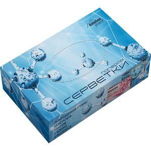 Салфетки гигиенические Solution pharm белые двухслойные сложение V размер 20 см х 20 см упаковка 80 шт