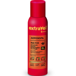 Аэрозоль от всех летающих насекомых-кровопивцев и клещей EXTRAVEL (Экстравел) Superior 100 мл