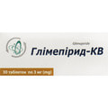 Глимепирид-КВ табл. 3мг №30
