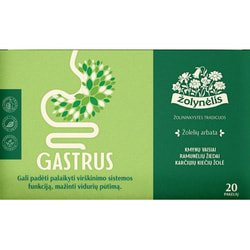 Чай трав'яний ZOLYNELIS (Золінес) Gastrus допомагає підтримувати нормальну роботу травного тракту та мінімізувати здуття в фільтр-пакетах по 1,5г 20шт