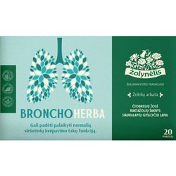 Чай травяной ZOLYNELIS (Золинес) Bronchoherba поддерживает работу верхних дыхательных путей в фильтр-пакетах по 1,5 г 20 шт