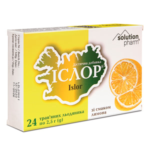 Ислор леден. со вкусом лимона №24 Solution Pharm