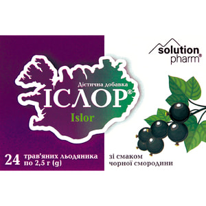 Ислор леден. со вкусом черной смородины №24 Solution Pharm