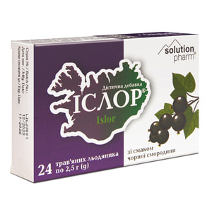Ислор леден. со вкусом черной смородины №24 Solution Pharm