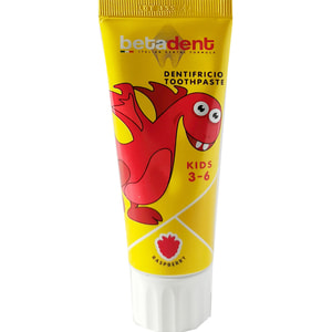 Зубная паста BETADENT (Бетадент) Raspberry Kids детская с 3 до 6 лет 75 мл