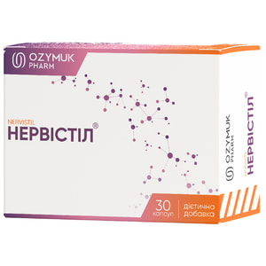 Нервистил капсулы диетическая добавка 3 блистера по 10 шт