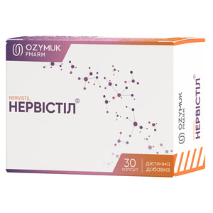 Нервистил капсулы диетическая добавка 3 блистера по 10 шт