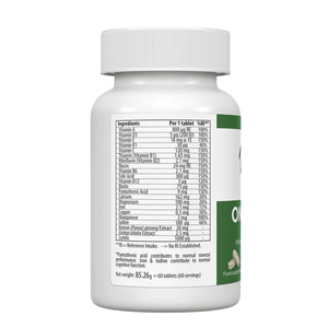 OneDaily 50+ VPLAB (ВПЛаб) UltraVit (Ультравит) каплеты улучшают когнитивные функции и умственную работоспособность упаковка 60 шт