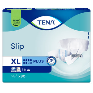 Подгузники для взрослых TENA (Тена) Slip Plus Extra Large (Слип Плюс Экстра Ладж) размер 3 XL 30 шт