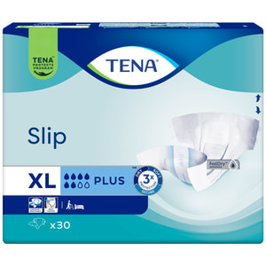 Підгузки для дорослих TENA (Тена) Slip Plus Extra Large (Сліп Плюс Екстра Ладж) розмір 3 XL 30 шт