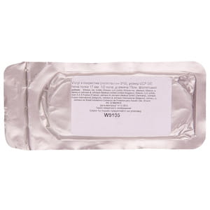 Шовний матеріал Вікрил розмір USP 5/0, колюча голка 17 мм, 1/2 кола, довжина 75см артикул W9105