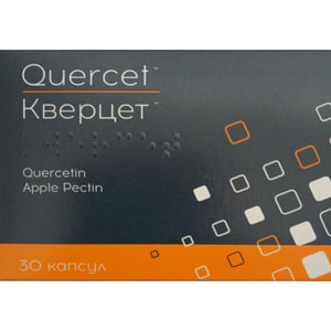 Кверцет капсулы для нормализации функционального состояния иммунной, сердечно-сосудистой и нервной систем 3 блистера по 10 шт