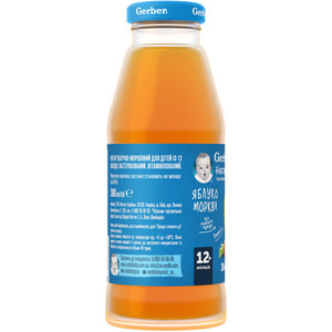Нектар дитячий NESTLE GERBER (Нестле Гербер) яблучно-морквяний з 12 місяців 300 мл