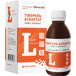 Тиворель аспартат р-р орал. бут. 200мл