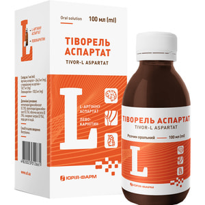 Тиворель аспартат р-р орал. бут. 100мл