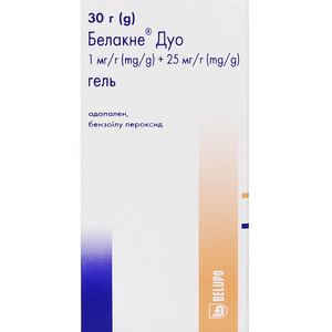 Белакне Дуо гель 1мг/г + 25мг/г фл. 30г