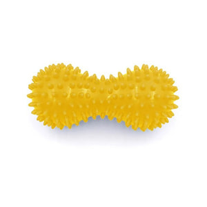 Массажер мяч массажный двойной желтый Торос Групп 1115