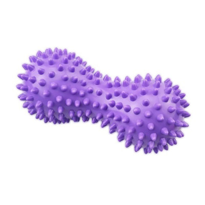 Масажер м'яч масажний подвійний фіолетовий Торос Груп 1115