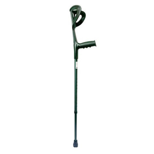 Милиця (костиль) підлокітна рукоятка тверда колір хакі модель Торос GB-705